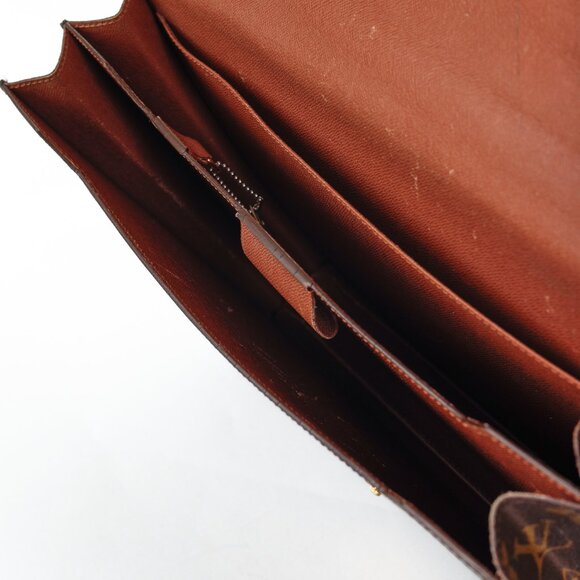 Louis Vuitton Vintage Brown Monogram Canvas Briefcase - Picture 9 of 12